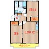 東葉高速鉄道/北習志野駅 徒歩15分 1階 築28年 2LDKの間取り
