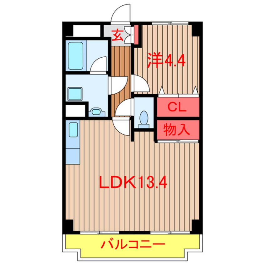 間取図 ラ・フォレ薬円台