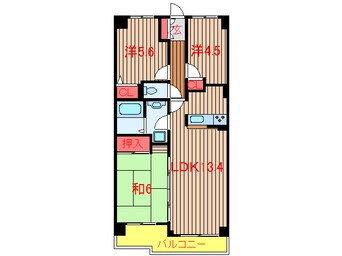 間取図 プランドールⅢ 北習志野