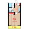 エクセルシオール芝山 1Kの間取り