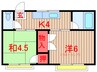 新京成電鉄新京成線/薬園台駅 徒歩1分 2階 築41年 2Kの間取り