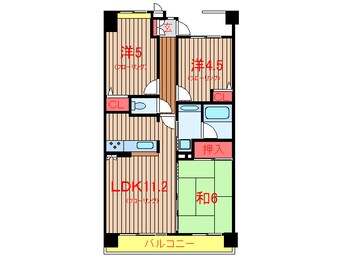 間取図 ラ・フォレ２１