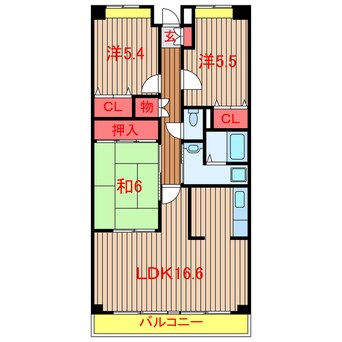 間取図 東葉高速鉄道/八千代緑が丘駅 徒歩7分 7階 築24年