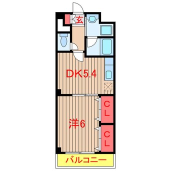 間取図 新京成電鉄新京成線/二和向台駅 徒歩4分 3階 築18年