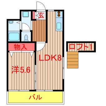 間取図 新京成電鉄新京成線/高根公団駅 徒歩5分 1階 築34年