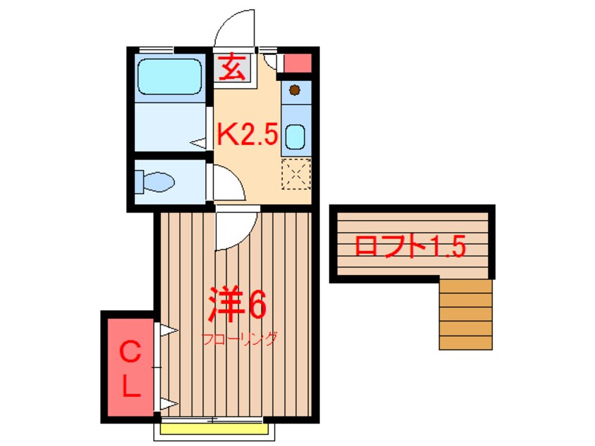 間取図 カーサ　カルム