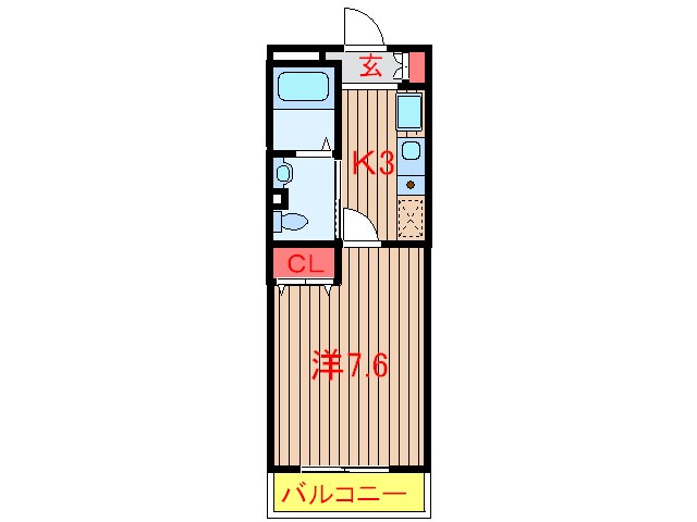間取り図 サンハイム久保田