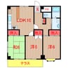 サンフラワーハイツ習志野 3LDKの間取り