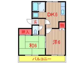 間取図 パストラル習志野