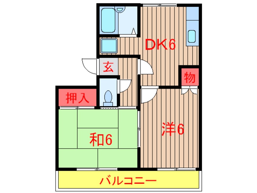 間取図 パストラル習志野