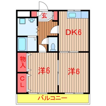 間取図 フラット習志野