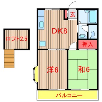 間取図 東葉高速鉄道/八千代緑が丘駅 徒歩15分 2階 築31年