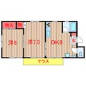 コーポきたならの間取図