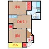 京成松戸線/薬園台駅 徒歩9分 1階 築26年 2DKの間取り