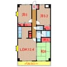 アレグリア芝山 3LDKの間取り