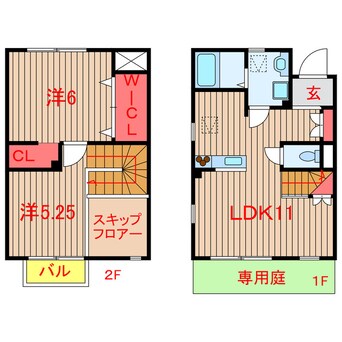 間取図 カーサ・メゼスト