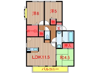 間取図 京成松戸線/滝不動駅 徒歩2分 1階 築29年