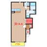 京成松戸線/高根木戸駅 徒歩5分 1階 築21年 1Rの間取り