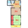 サンライズコーポ 2DKの間取り