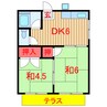 東葉高速鉄道/北習志野駅 徒歩10分 1階 築37年 2DKの間取り