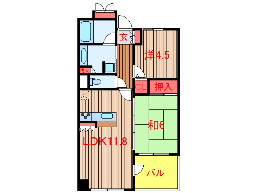 間取図 ラ・フォレ２７