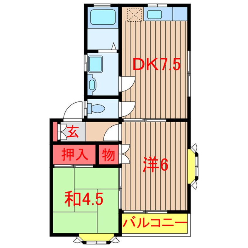 間取図 ハイツ・フロンティア