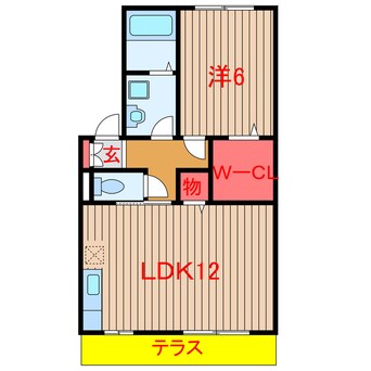 間取図 東葉高速鉄道/船橋日大前駅 徒歩7分 1階 築17年