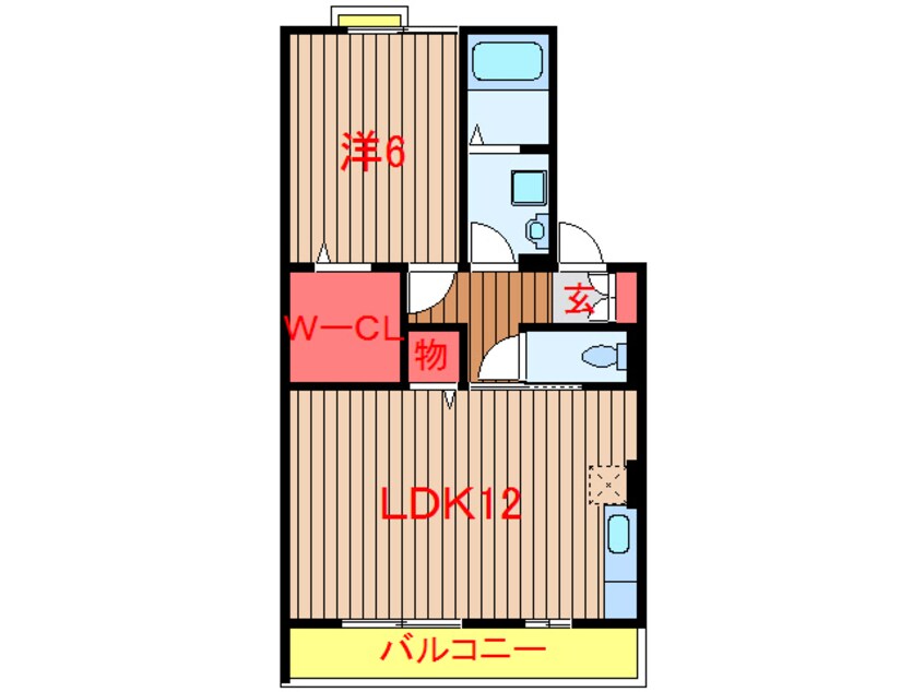 間取図 東葉高速鉄道/船橋日大前駅 徒歩7分 2階 築17年