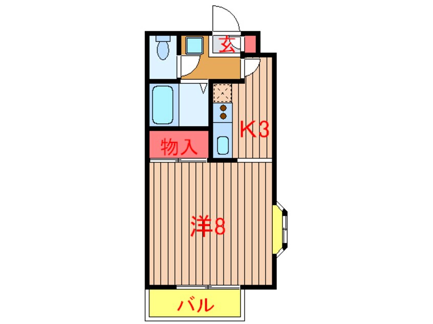 間取図 コスモ鎌ヶ谷