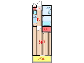 間取図 東葉高速鉄道/北習志野駅 徒歩12分 1階 築16年