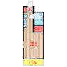 京成松戸線/習志野駅 徒歩4分 1階 築30年 1Rの間取り