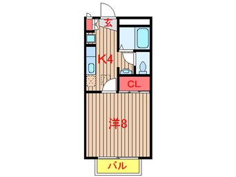 間取図 東葉高速鉄道/北習志野駅 徒歩1分 1階 築23年