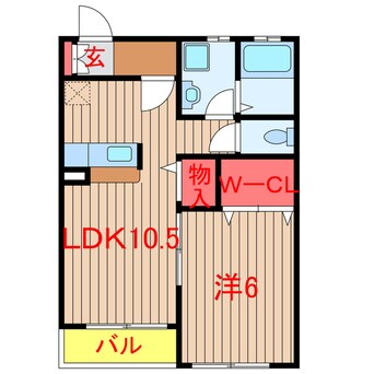 間取図 東葉高速鉄道/飯山満駅 徒歩3分 1階 築19年