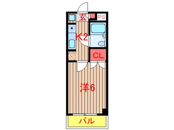 間取図 東葉高速鉄道/北習志野駅 徒歩19分 3階 築35年