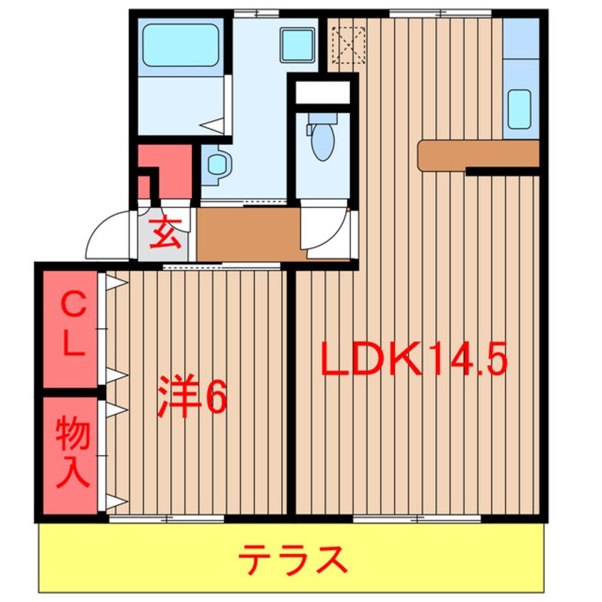 間取図 ベルデュール