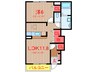 京成松戸線/三咲駅 徒歩23分 1階 築16年 1LDKの間取り