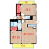 東葉高速鉄道/船橋日大前駅 徒歩9分 2階 築16年 2LDKの間取り