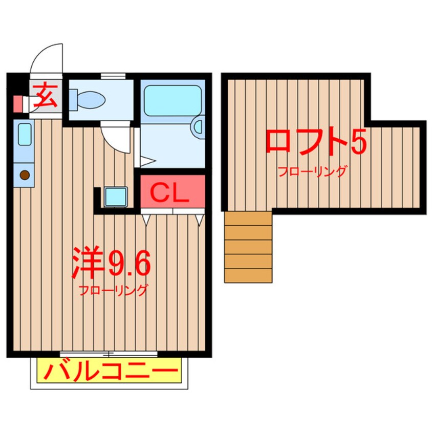 間取図 アフェット北習志野