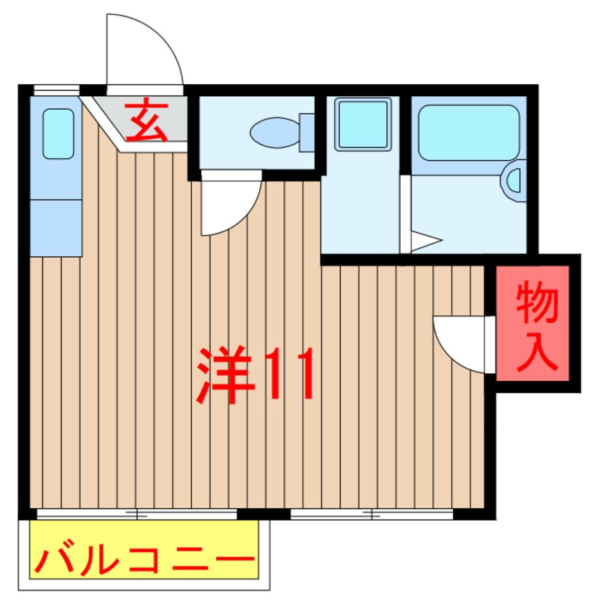 間取図 ルナコート