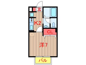 間取図 東葉高速鉄道/飯山満駅 徒歩6分 2階 築15年