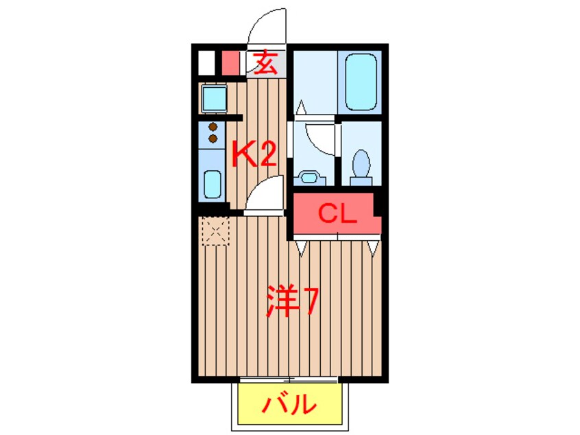 間取図 東葉高速鉄道/飯山満駅 徒歩6分 2階 築15年