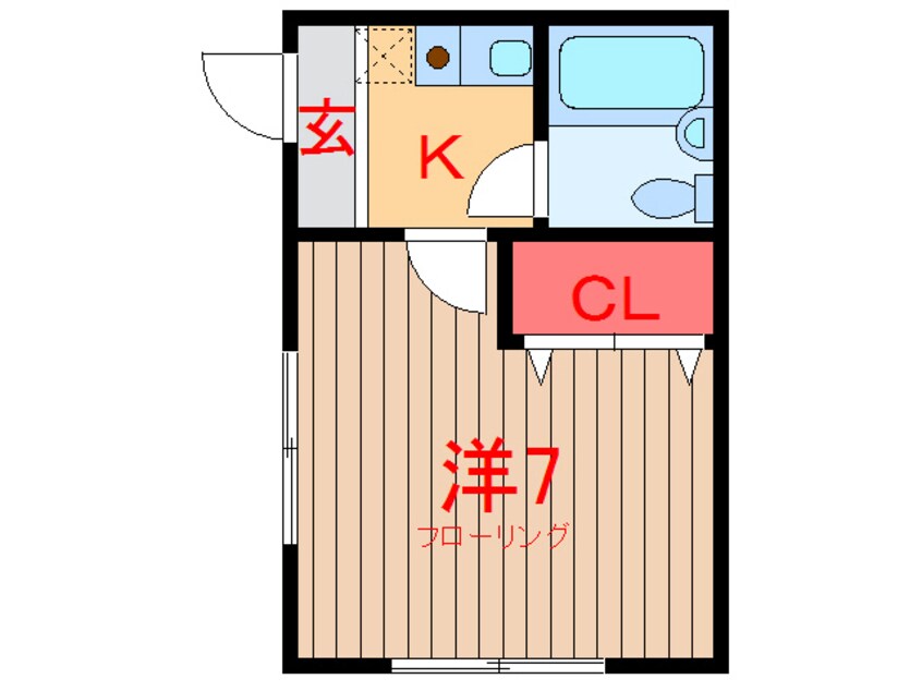 間取図 千葉ハイツ