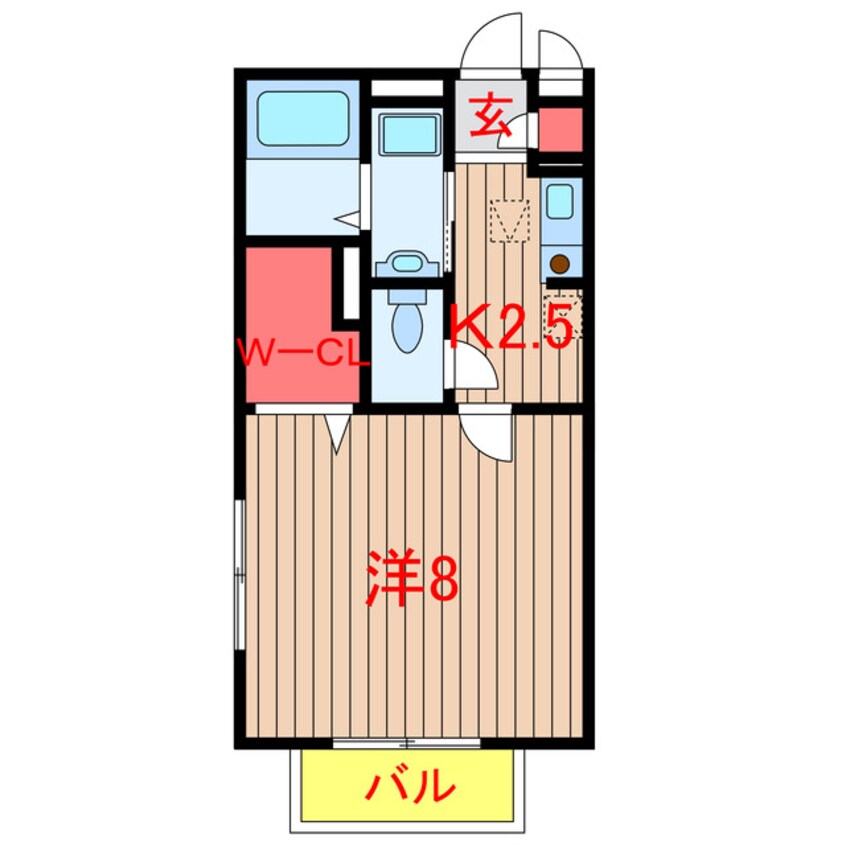 間取図 東葉高速鉄道/船橋日大前駅 徒歩5分 1階 築15年