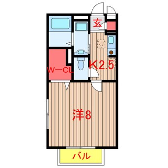 間取図 東葉高速鉄道/船橋日大前駅 徒歩5分 1階 築15年