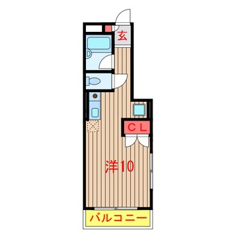 間取図 アフェット津田沼