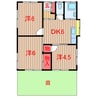米井貸家（3DK) 3DKの間取り