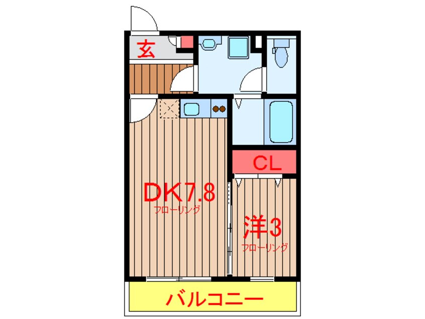 間取図 新京成電鉄新京成線/薬園台駅 徒歩12分 3階 築12年