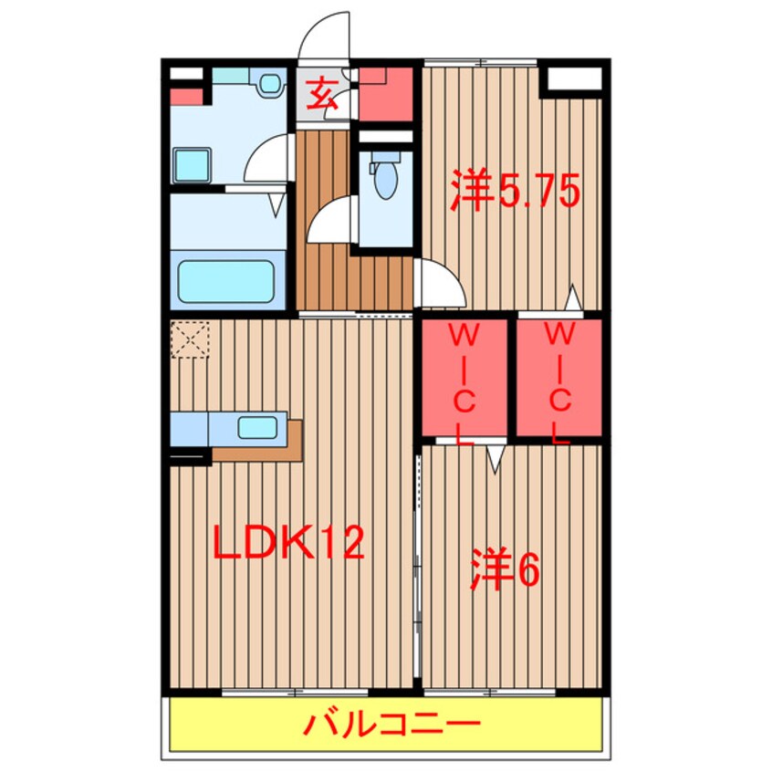 間取図 東葉高速鉄道/八千代緑が丘駅 徒歩14分 1階 築11年