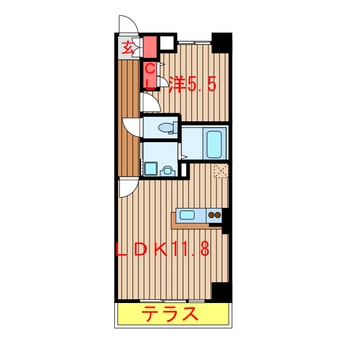 間取図 ベルファミーユ高根台Ⅱ