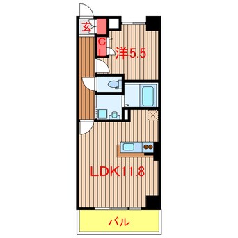 間取図 新京成電鉄新京成線/高根公団駅 徒歩3分 4階 築11年